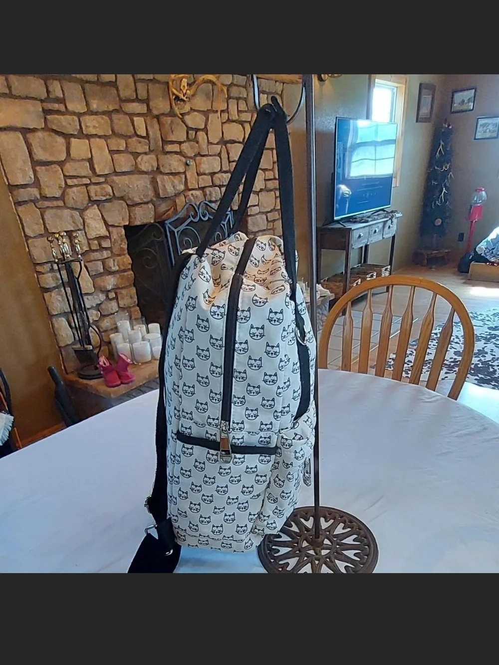 Madden Girl Kitty Cat Backpack Weekender Bag - LIKE NEW